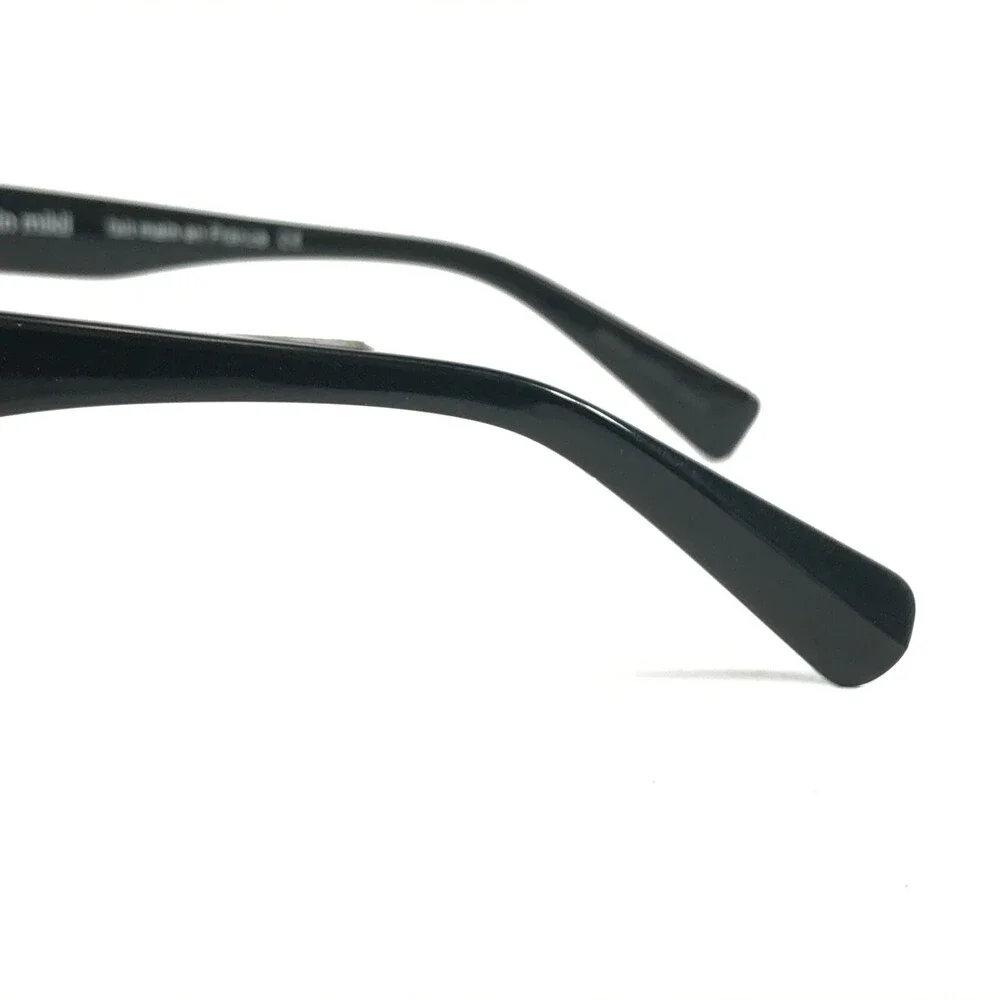 Alain Mikli Eyeglasses Frames AL5002 0106 Shiny Black Square Thick Rim 54-17-135